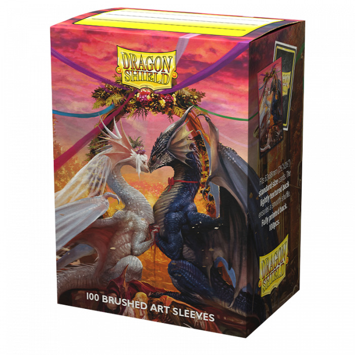 Dragon Shield - Sleeves Brushed Art - Valentine Dragons 2023 (100) - Good Games