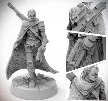 Starfinder Masterclass Miniatures: Half - Elf Operative - Good Games
