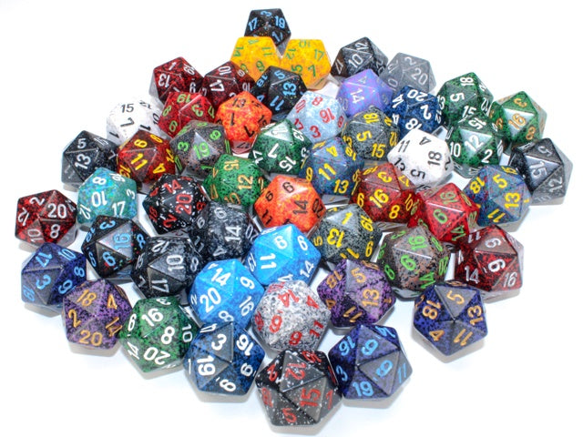 Chessex - Single Speckled Assorted Polyhedral d20 - Good Games