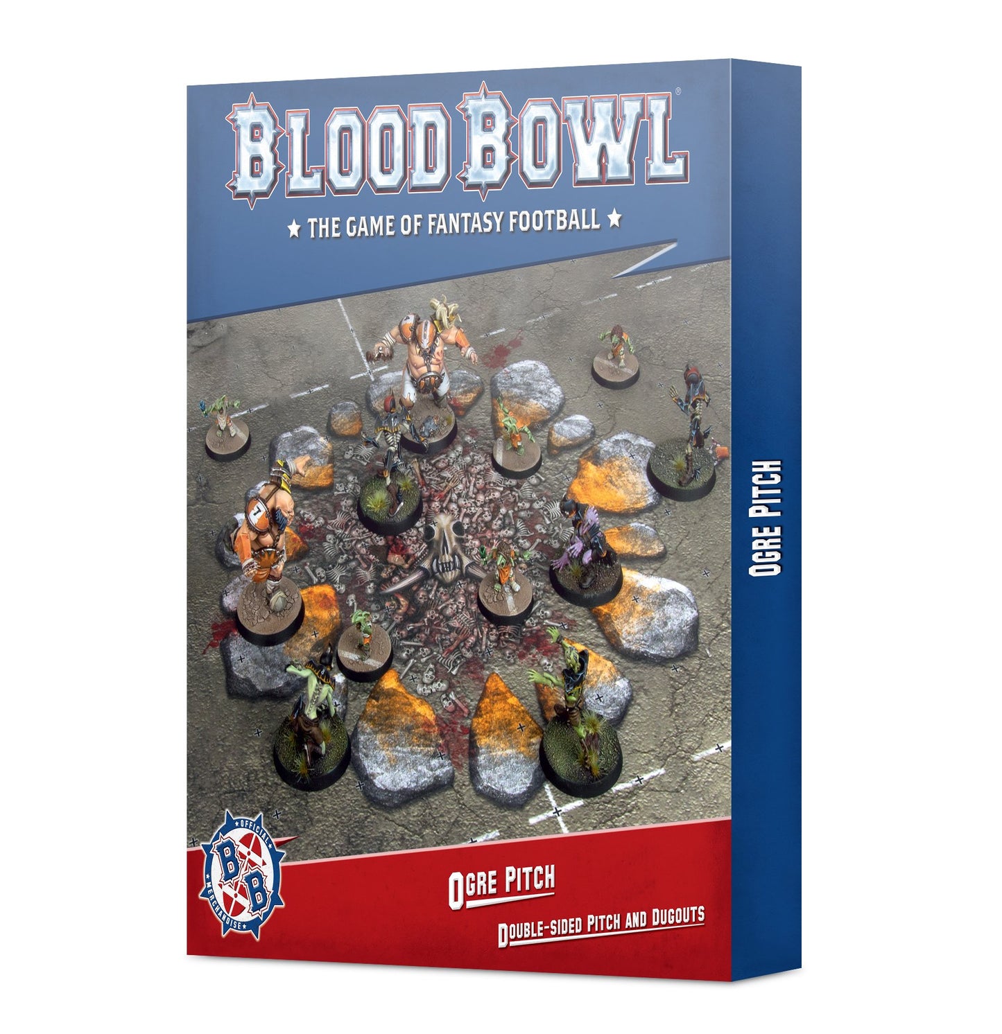 Blood Bowl - Ogre Team Pitch & Dugouts (200-82) - Good Games
