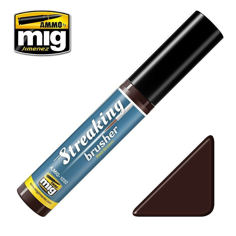Ammo by MIG Streakingbrusher Red Brown - Good Games