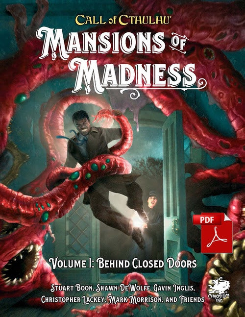 Call of Cthulhu RPG - Mansions of Madness: Vol 1 - Behind Closed Doors - Good Games