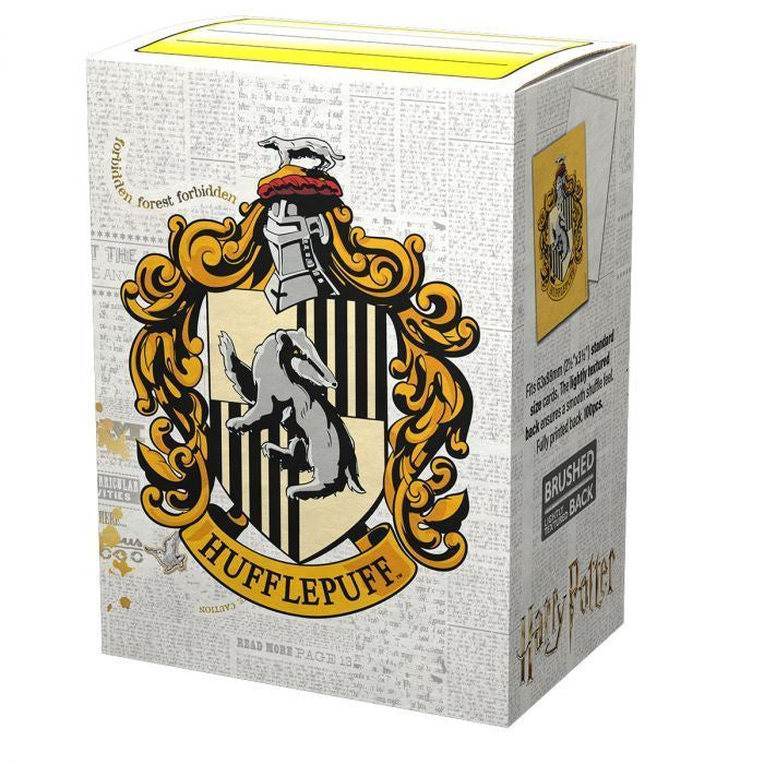 Dragon Shield - Sleeves - MATTE Art - Wizarding World Hufflepuff Standard Size (100) - Good Games