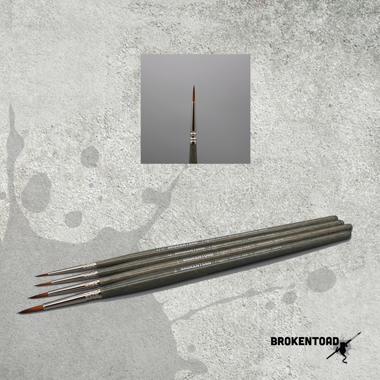 Broken Toad - Fugazi Series MK3 Brush - Size 0 - Good Games