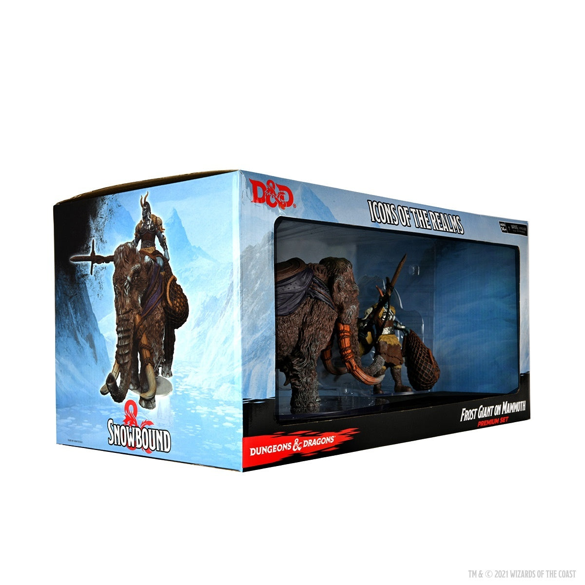Dungeons & Dragons Icons of the Realms Miniatures Snowbound Frost Giant and Mammoth Premium - Good Games