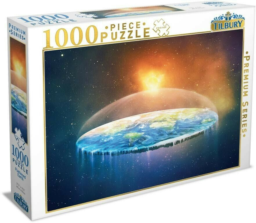 Tilbury - Flattened Earth 1000 Piece Jigsaw - Good Games