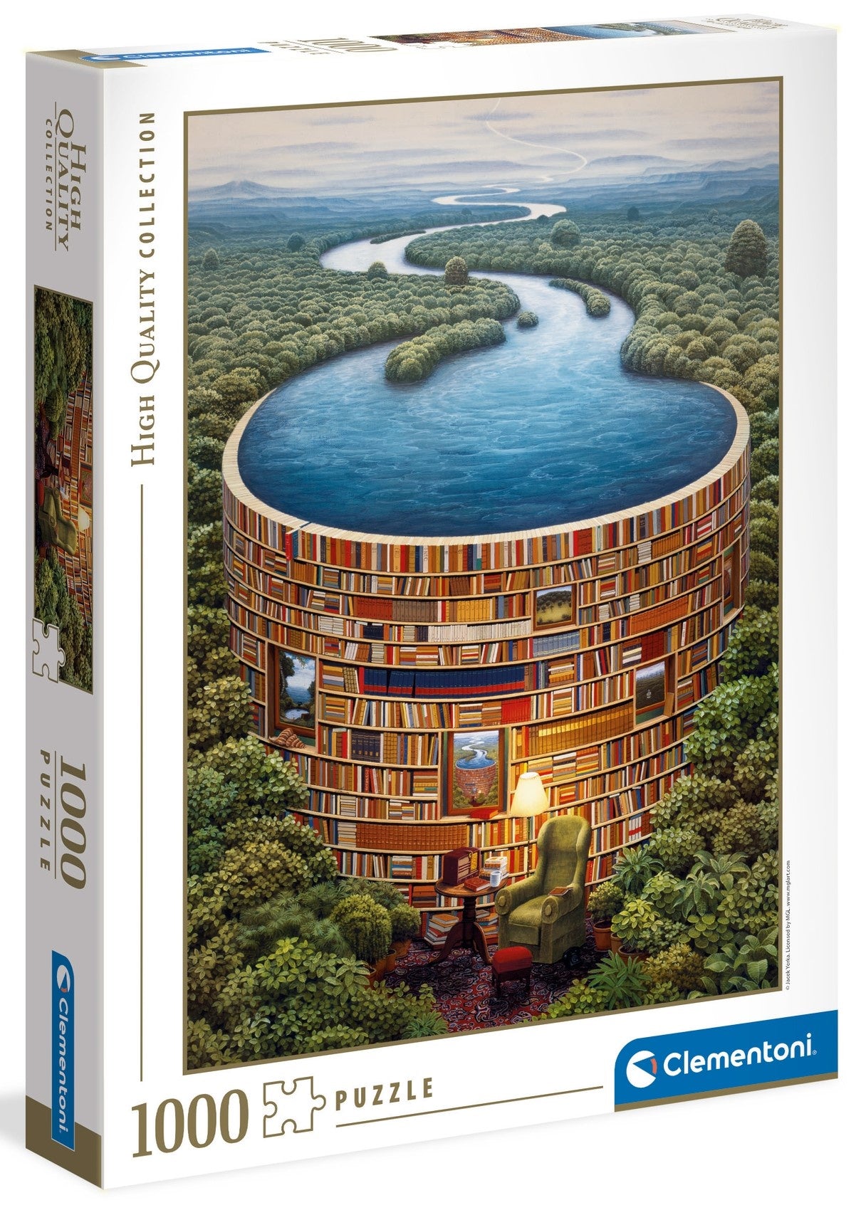 Clementoni - Bibliodame 1000 Piece Jigsaw - Good Games