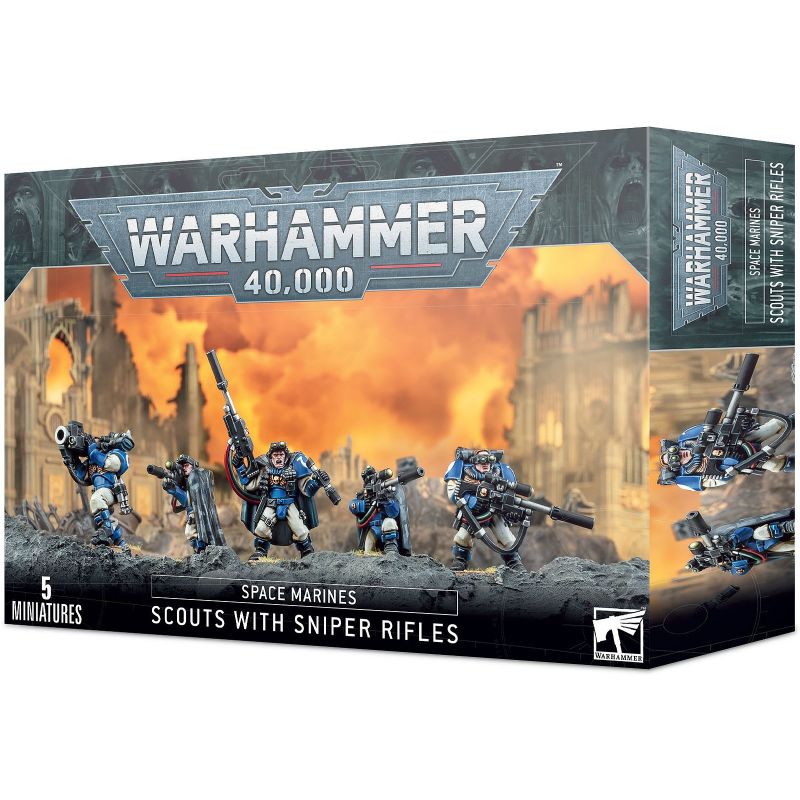 Space Marines Scouts with Sniper Rifles (48-29) - Good Games
