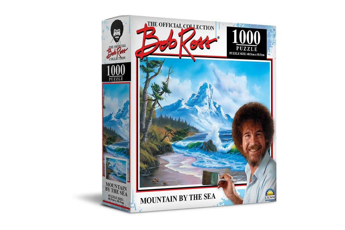 Bob Ross Mountain By The Sea 1000 Piece Jigsaw - Good Games