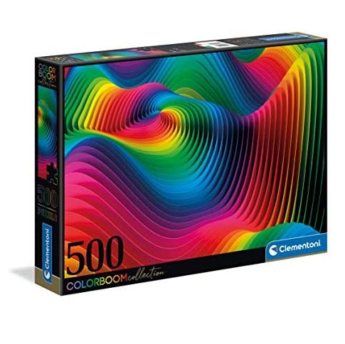 Clementoni - Colorboom Waves 500 Piece Jigsaw - Good Games