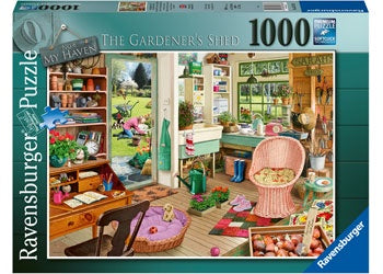 Ravensburger - My Haven No.8 The Gardeners Shed 1000 Piece Jigsaw - Good Games
