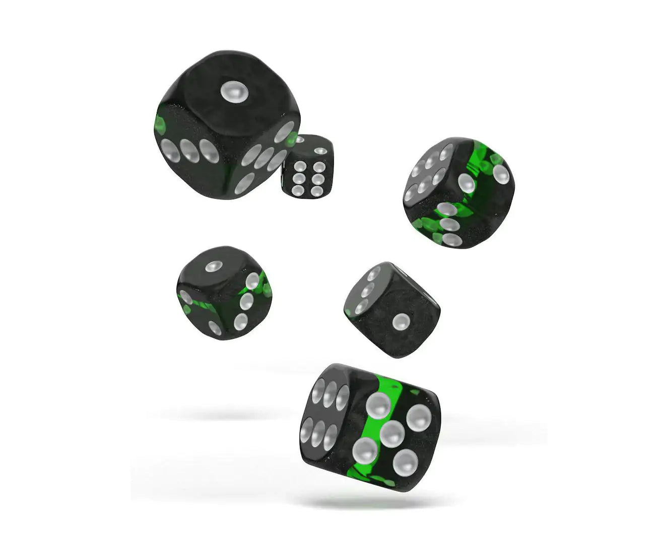 Oakie Doakie Dice - D6 16mm Enclave Emerald (12) - Good Games