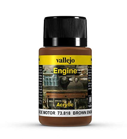 Vallejo Weathering Effects Brown Engine Soot 40 Ml - Good Games