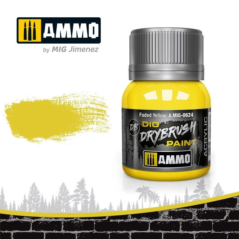 Ammo by MIG Drybrush Faded Yellow - Good Games