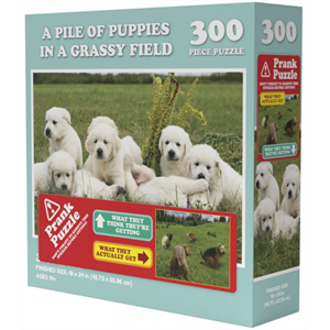 Doing Things Puppies Prank 300 Piece Jigsaw - Good Games