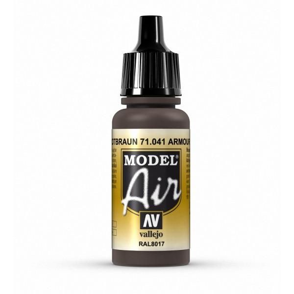Vallejo Model Air - Armour Brown 17ml Acrylic Paint (AV71041) - Good Games