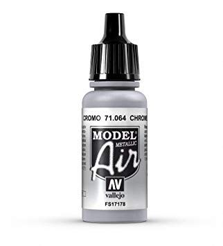 Vallejo Model Air – Chrome 17ml Acrylic Paint (AV71064) - Good Games