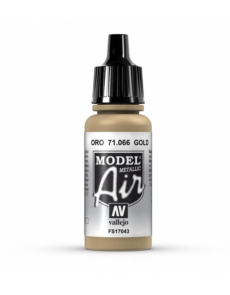 Vallejo Model Air – Gold 17ml Acrylic Paint (AV71066) - Good Games