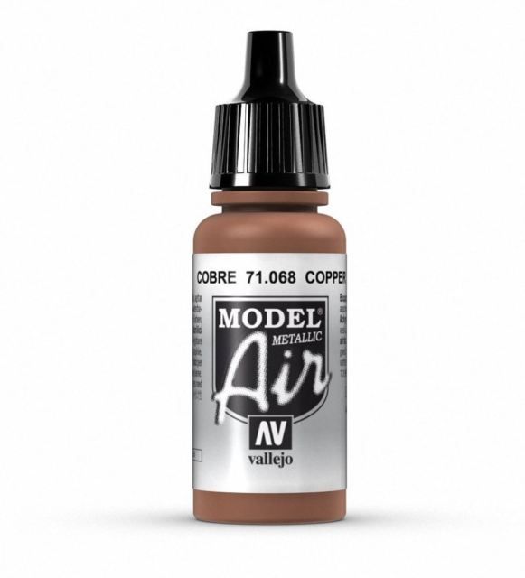 Vallejo Model Air – Copper 17ml Acrylic Paint (AV71068) - Good Games