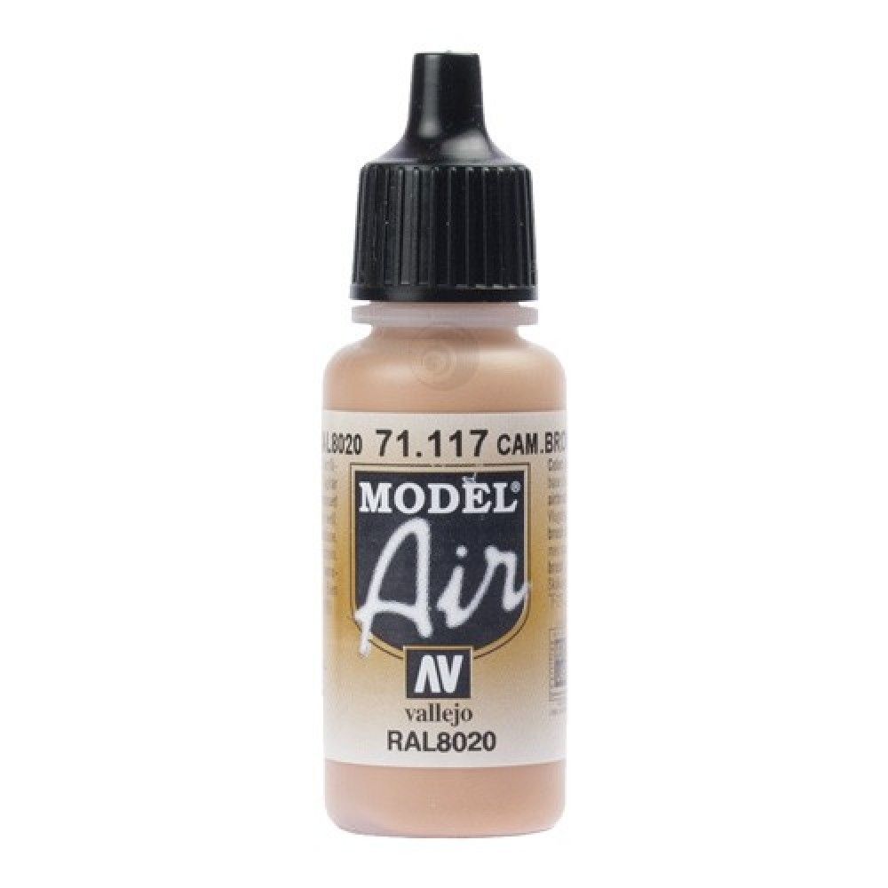 Vallejo Model Air - Camouflage Brown 17ml Acrylic Paint (AV71117) - Good Games