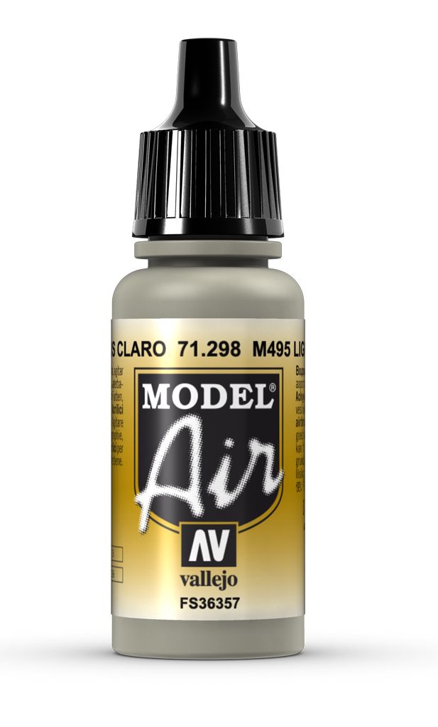 Vallejo Model Air - M495 Light Gray 17ml Acrylic Paint (AV71298) - Good Games