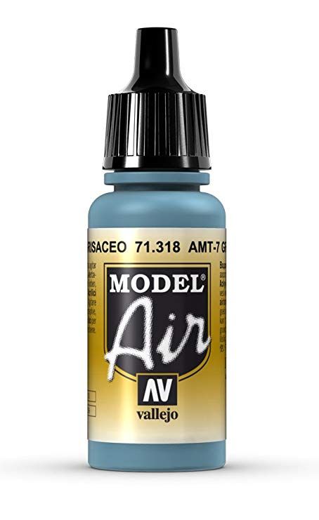 Vallejo Model Air - Amt-7 Greyish Blue 17ml Acrylic Paint (AV71301) - Good Games