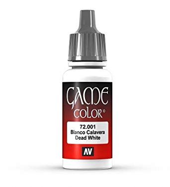 Vallejo Game Colour - Dead White 17ml Acrylic Paint (AV72001) - Good Games