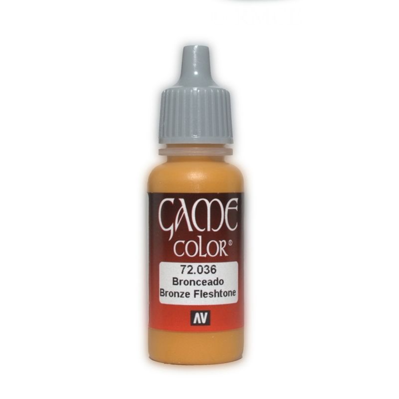 Vallejo Game Colour - Bronze Fleshtone 17ml Acrylic Paint (AV72036) - Good Games