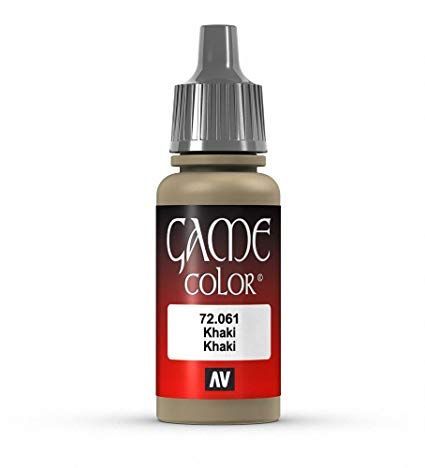 Vallejo Game Colour - Khaki 17ml Acrylic Paint (AV72061) - Good Games