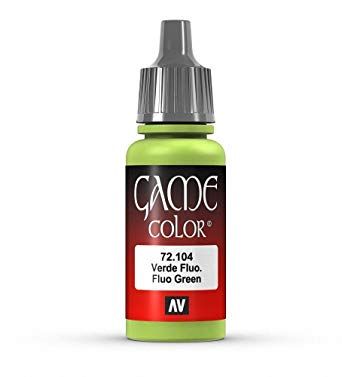 Vallejo Game Colour - Fluo Green 17ml Acrylic Paint (AV72104) - Good Games