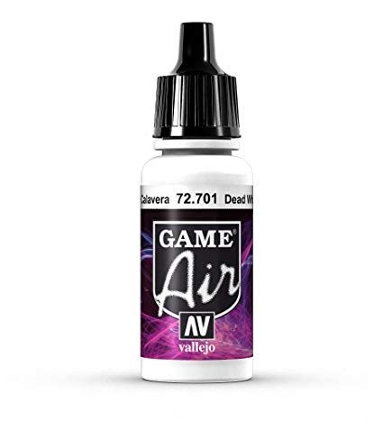 Vallejo Game Air - Dead White 17ml Acrylic Paint (AV72701) - Good Games