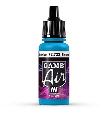 Vallejo Game Air - Electric Blue 17ml Acrylic Paint (AV72723) - Good Games