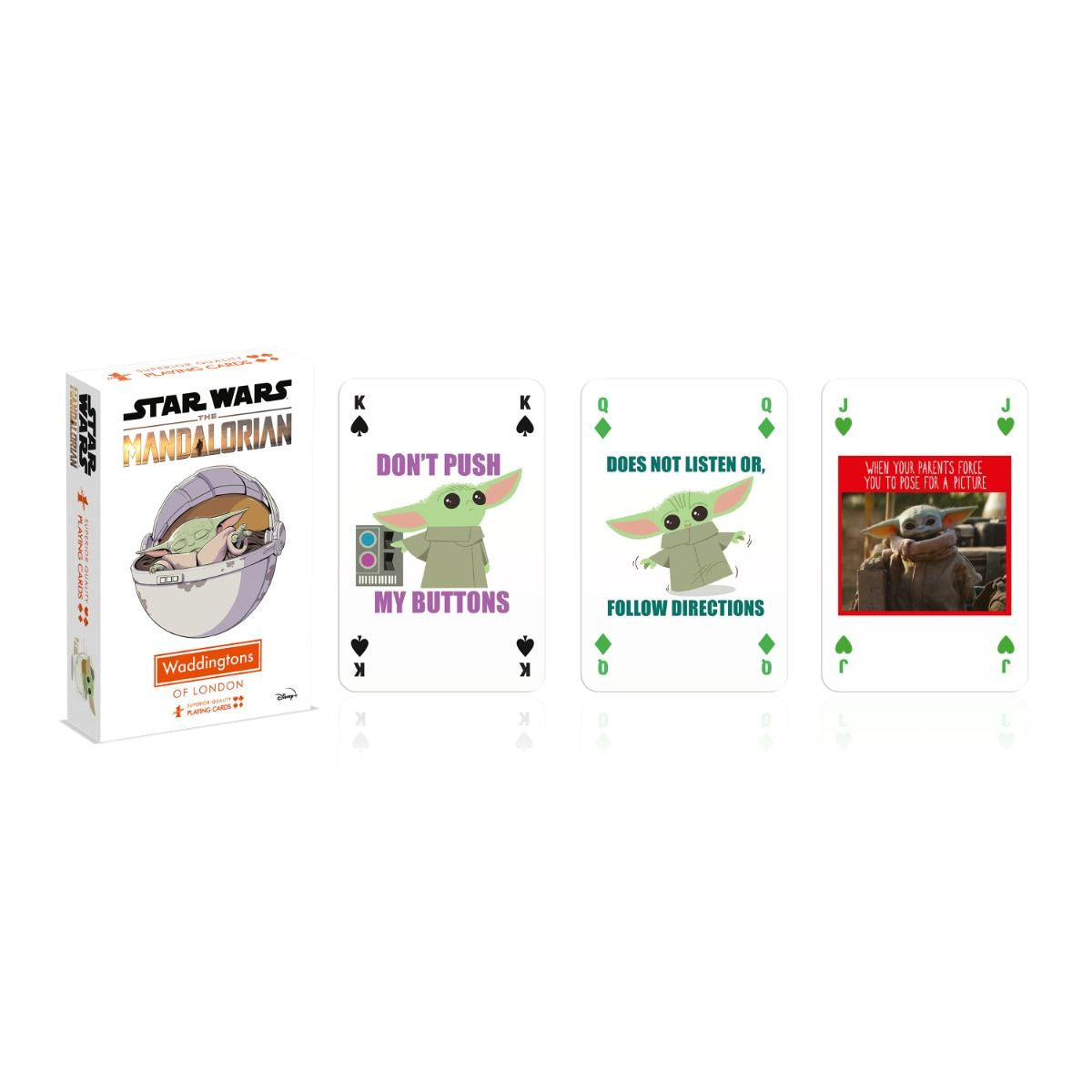 Playing Cards: Waddingtons Star Wars The Mandalorian The Child - Good Games