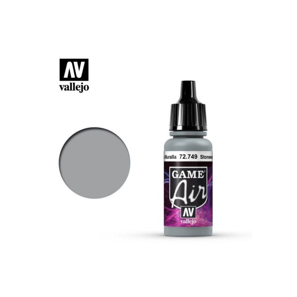 Vallejo Game Air - Stonewall Grey 17ml Acrylic Paint (AV72749) - Good Games