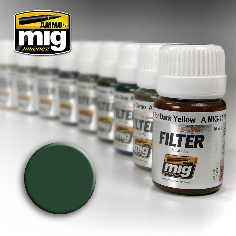 Ammo by MIG Filters Green for Grey Green 35ml - Good Games