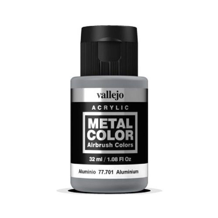 Vallejo Metal Colour - Aluminium 32ml Acrylic Paint (AV77701) - Good Games