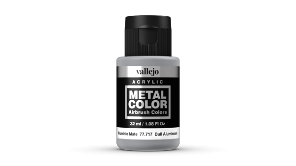 Vallejo Metal Colour - Dull Aluminium 32ml Acrylic Paint (AV77717) - Good Games