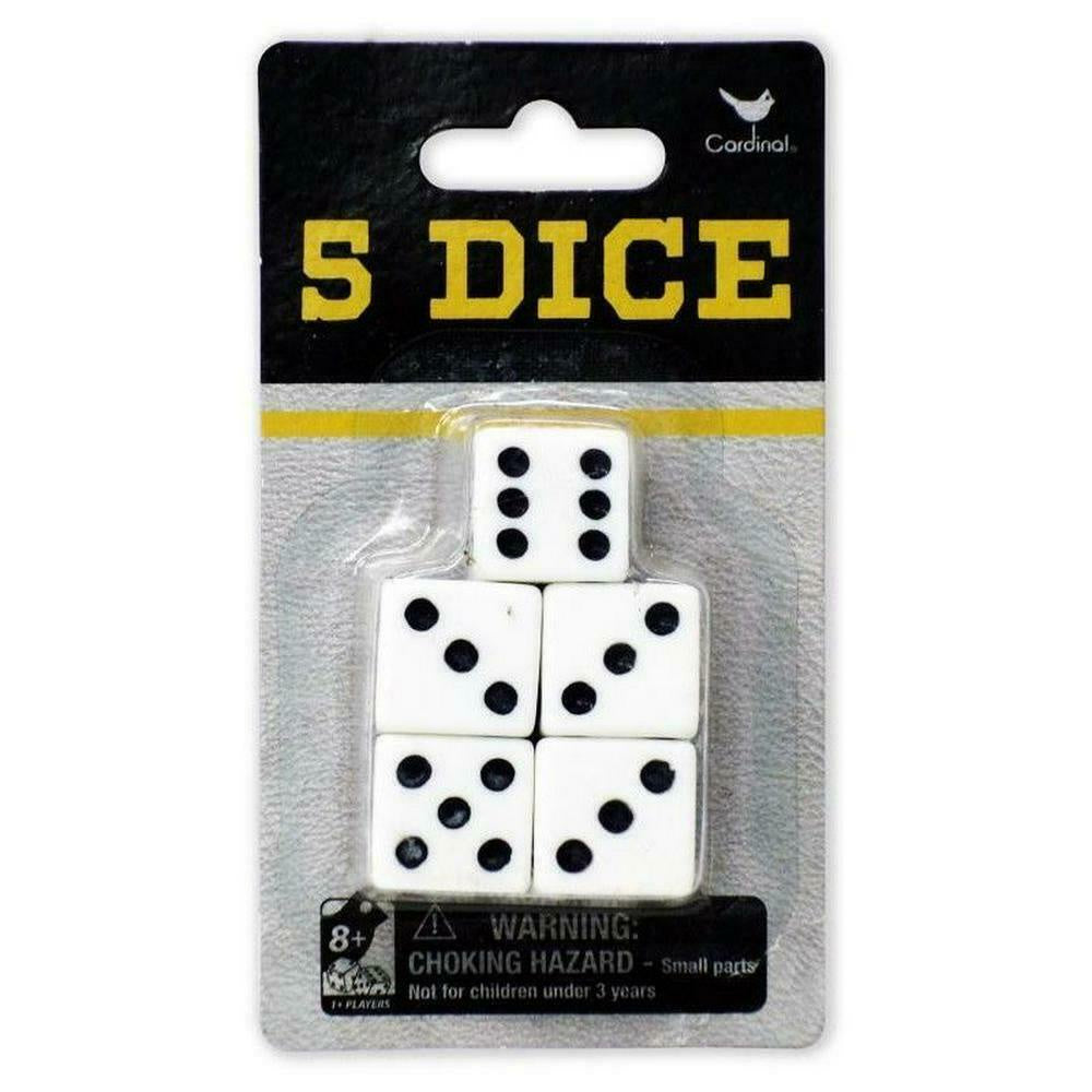 Cardinal Games 5 Dice set - Good Games