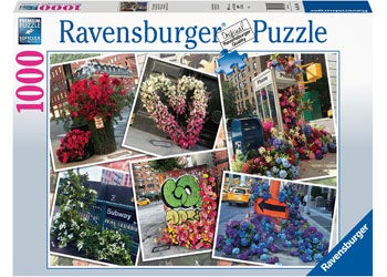 Ravensburger - NYC Flower Flash 1000 Piece Jigsaw - Good Games