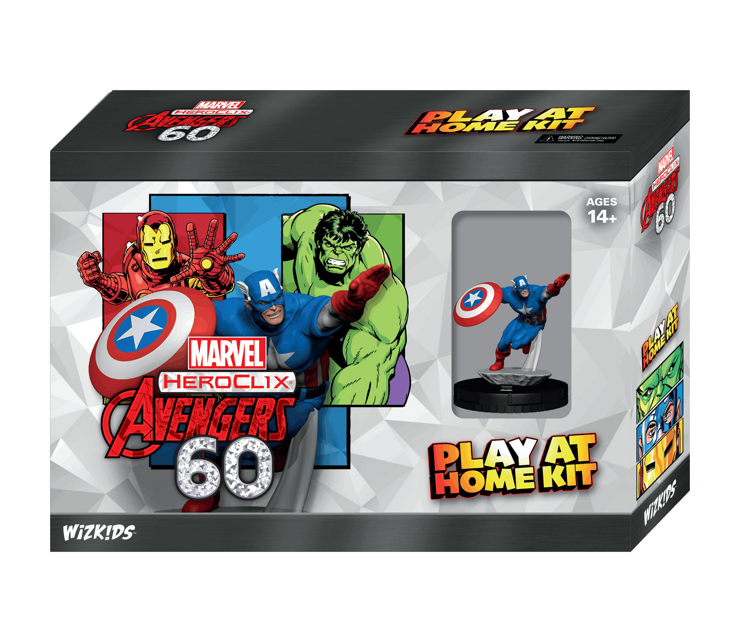 Marvel HeroClix Avengers 60th Anniversary Play at Home Kit Captain America - Good Games