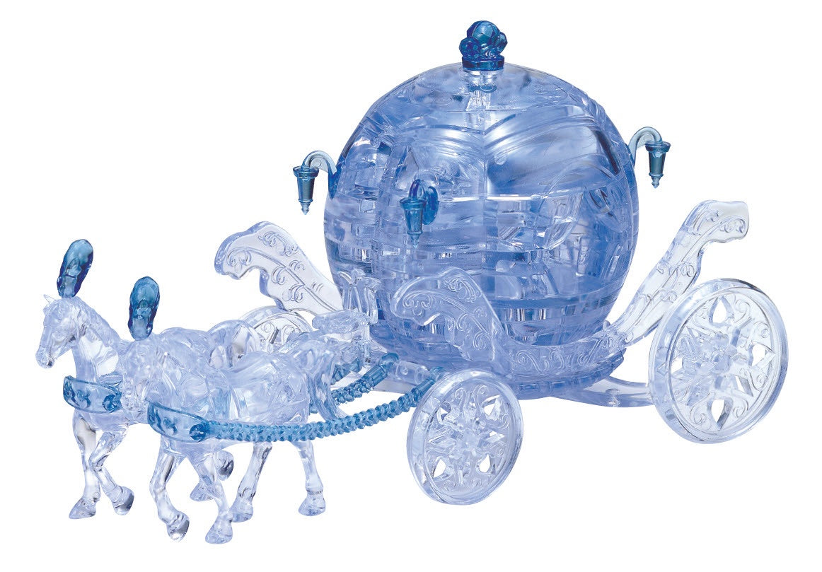 3D Blue Royal Carriage Crystal Puzzle - Good Games