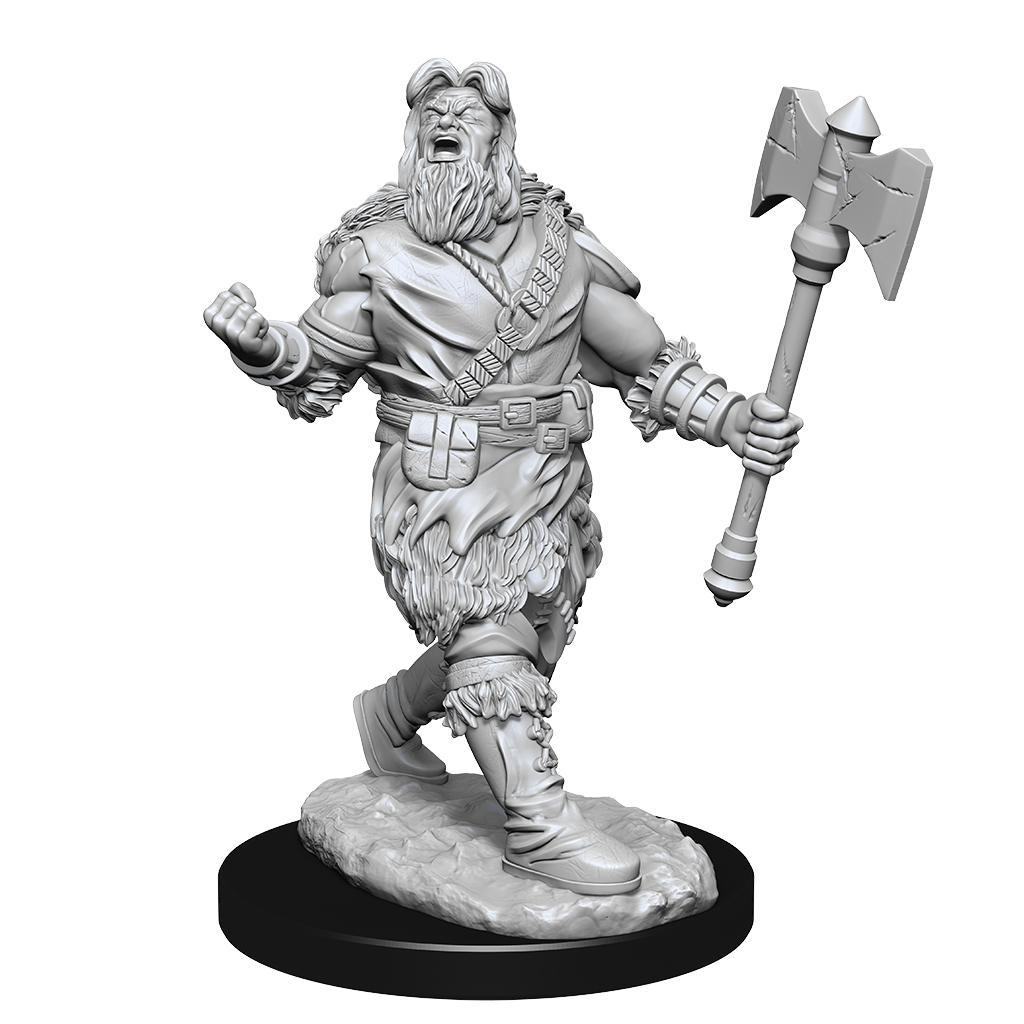 Dungeons & Dragons - Nolzurs Marvelous Unpainted Miniatures Human Barbarian Male - Good Games