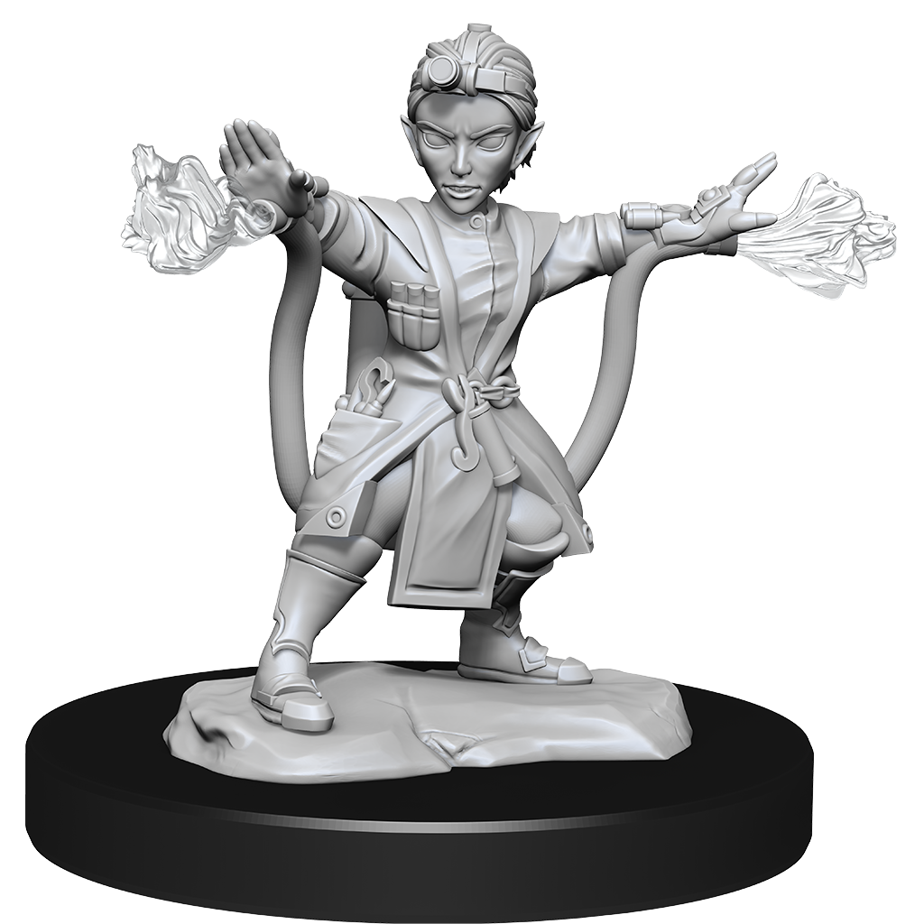 Dungeons & Dragons - Nolzurs Marvelous Unpainted Miniatures Gnome Artificer Female - Good Games