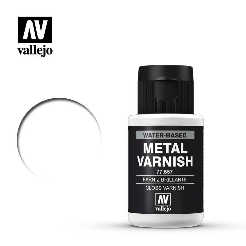 Vallejo - Gloss Metal Varnish 60ml (AV26657) - Good Games