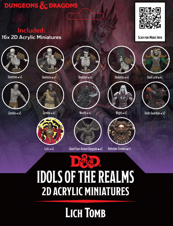 Dungeons & Dragons Idols of the Realms Lich Tomb 2D Set - Good Games