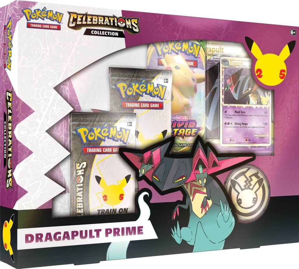 Pokemon TCG - Sword & Shield - Celebrations Collection - Dragapult Prime - Good Games