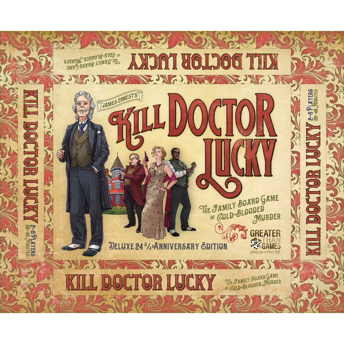 Giochi Uniti - Kill Doctor Lucky - Gioco Da Tavolo In Italiano, 2-8 Giocatori, Età 8+ - Edizione GU587 - Divertente Gioco Di Società Per Famiglie E Amici