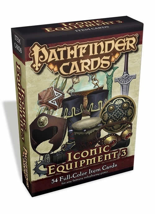Pathfinder First Edition Item Cards Iconic Equipment 3 (Preorder) - Good Games