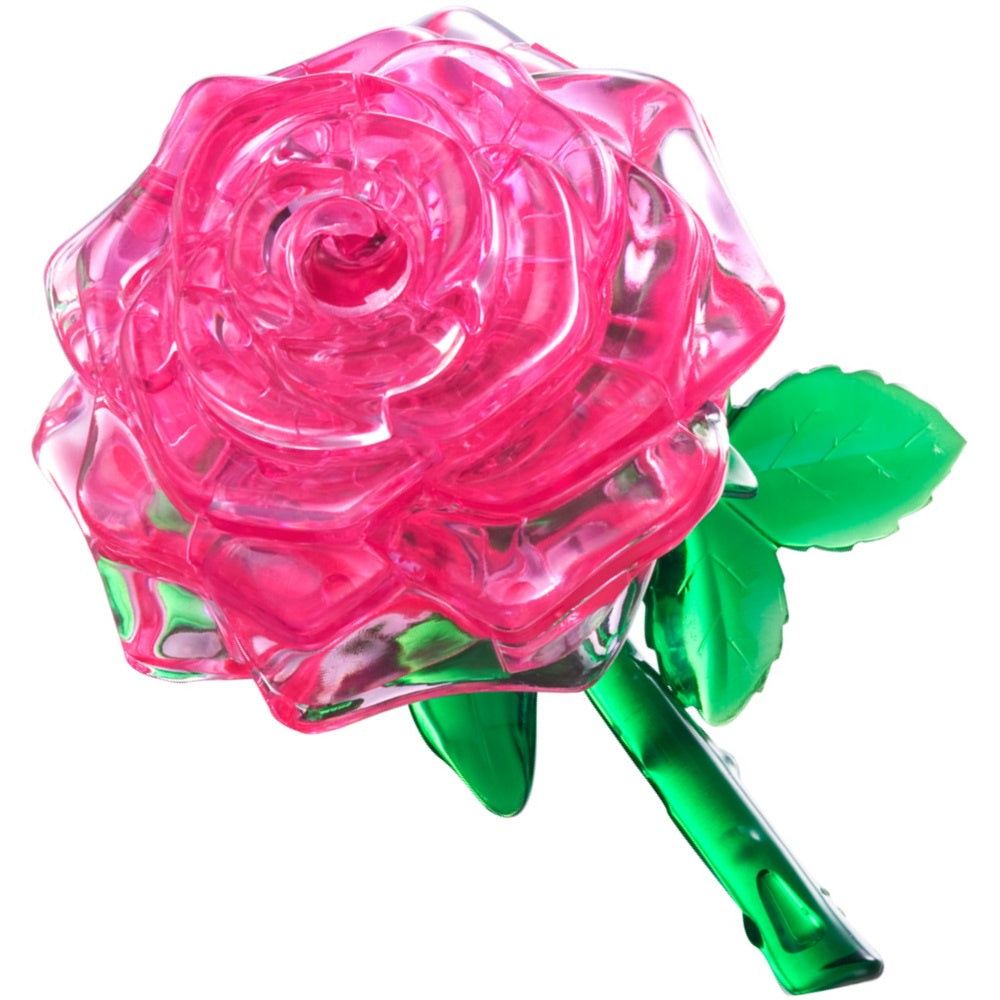 3D Crystal Puzzle â?? Pink Rose - Good Games