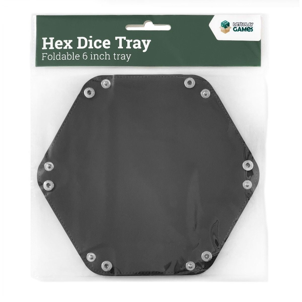 LPG Hex Dice Tray 6 Black - Good Games
